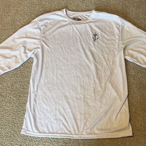 White Long Sleeve SPF Men’s Shirt